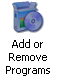 Step two: open Add/Remove Programs